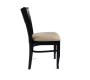 Lot de 2 chaises  ch&ecirc;ne malaisien VERA - coloris weng&eacute;