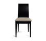 Lot de 2 chaises cuisine / salle &agrave; manger EVA ch&ecirc;ne malaisien  - coloris wenge
