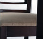 Lot de 2 chaises de bar Ellen en ch&ecirc;ne massif - coloris wenge