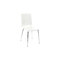 Lot de 2 chaises design cuisine blanches NELLY