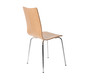 Lot de 2 chaises design cuisine bois coloris naturel ELLA