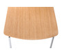 Lot de 2 chaises design cuisine bois coloris naturel ELLA