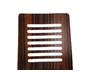 Lot de 2 chaises design cuisine chocolat et noir ZENIA