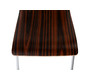 Lot de 2 chaises design cuisine chocolat et noir ZENIA