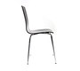Lot de 2 chaises design cuisine noires NELLY