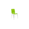 Lot de 2 chaises design cuisine vertes pomme NELLY