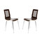 Lot de 2 chaises design cuisine weng&eacute; ZENIA