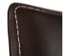 Lot de 2 chaises design Milano marron chocolat