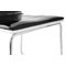 Lot de 2 chaises design noires et blanches JADA
