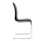 Lot de 2 chaises design noires et blanches SADIE