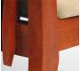 Lot de 2 chaises Junee ch&ecirc;ne massif - coloris ceriser