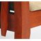 Lot de 2 chaises Junee ch&ecirc;ne massif - coloris ceriser