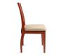 Lot de 2 chaises Junee ch&ecirc;ne massif - coloris ceriser