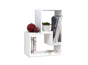 Lot de 2 &eacute;tag&egrave;res design blanche TETRIS