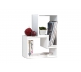 Lot de 2 &eacute;tag&egrave;res design blanche TETRIS