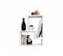 Lot de 2 &eacute;tag&egrave;res design blanche TETRIS