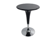 Lot de 2 tables de bar noires JOHN