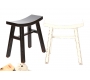 Lot de 2 tabourets baroques blancs ETALON