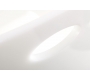 Lot de 2 tabourets blancs SATURNE carr&eacute; 
