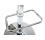 Lot de 2 tabourets blancs SATURNE carr&eacute; 