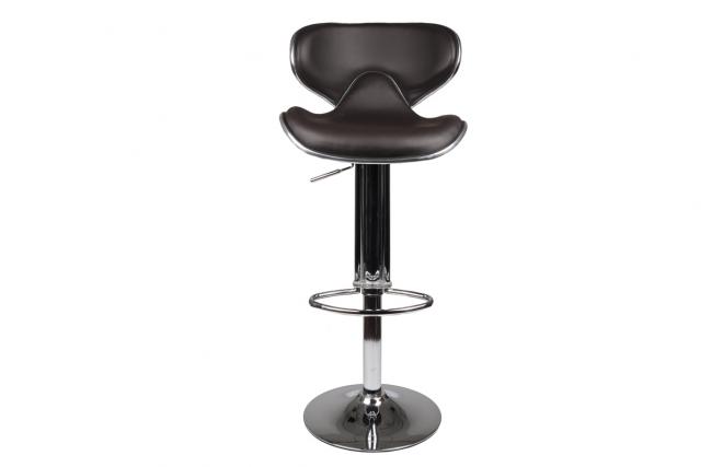 Lot de 2 tabourets de bar / cuisine BULLIT chocolat