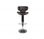 Lot de 2 tabourets de bar / cuisine BULLIT chocolat