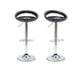 Lot de 2 tabourets de bar / cuisine COMET noir image 4