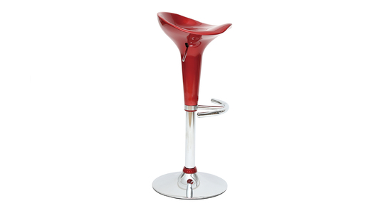 Lot de 2 tabourets de bar / cuisine GALAXY lie de vin image 1