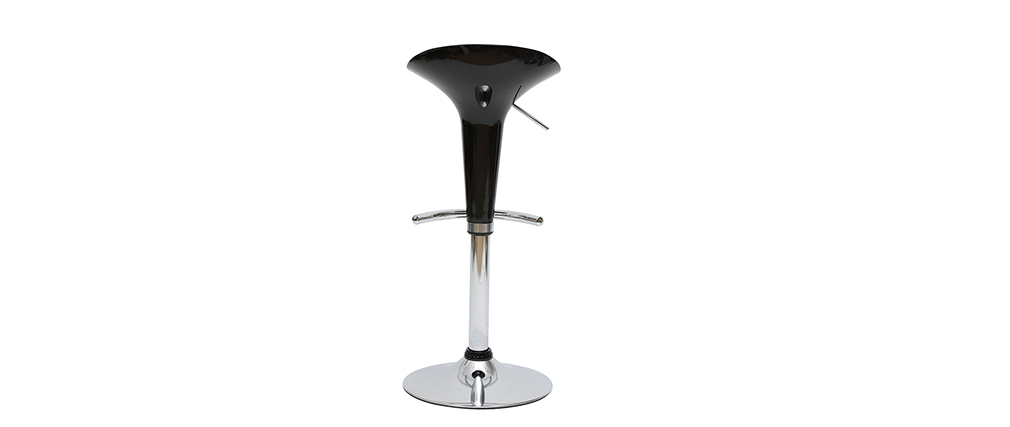 Lot de 2 tabourets de bar / cuisine GALAXY noir image 1