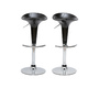 Lot de 2 tabourets de bar / cuisine GALAXY noir image 4
