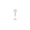 Lot de 2 tabourets de bar design blancs et noirs STEEVY