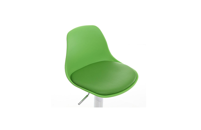 Lot de 2 tabourets de bar design verts STEEVY