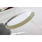 Lot de 2 tabourets transparents SATURNE carr&eacute; 