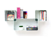 Lot de 3 &eacute;tag&egrave;res design blanches modulables KLIK S
