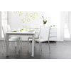 Lot de 4 chaises design empilables blanches VIENNA