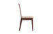 Lots de 2 Chaises MAIDA cuisine / salle &agrave; manger - WENGE - Assise Microfibre marron clair image 2