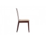 Lots de 2 Chaises MAIDA cuisine / salle &agrave; manger - WENGE - Assise Microfibre marron clair image 2