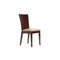 Lots de 2 Chaises MAIDA cuisine / salle &agrave; manger - WENGE - Assise Microfibre marron clair image pub1
