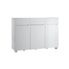 Meuble de rangement blanc NEW YORK 3 portes et 3 tiroirs  image pub1