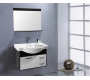 Meuble de salle de bain Skyler : vasque, meuble sous vasque et miroir