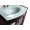 Meuble de salle de bain : vasque, meuble sous-vasque et miroir THELIO