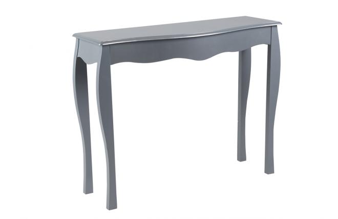 Meuble de salle de bains / console baroque argent&eacute; Louisa