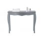 Meuble de salle de bains / console baroque argent&eacute; Louisa