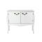 Meuble de salle de bains / rangement baroque blanc Louisa