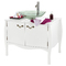 Meuble de salle de bains / rangement baroque blanc Louisa