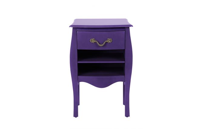 Meuble de salle de bains / rangement baroque violet Louisa