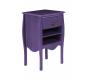 Meuble de salle de bains / rangement baroque violet Louisa