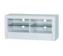 Meuble tv design blanc  4 casiers et 1 tiroir GLORIA