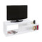 Meuble TV design laqu&eacute; blanc HALTON