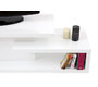Meuble TV design laqu&eacute; blanc HALTON